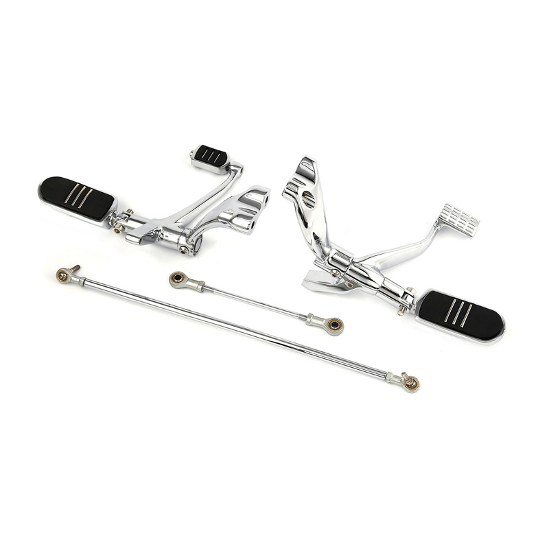 Foot Pegs Forward Control Kit For Harley Sportster XL 883 1200 2004-2013 Chrome