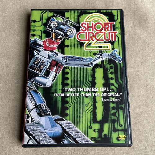 Short Circuit 2 (DVD 1988) Sci-Fi Robot Comedy Sequel Fisher