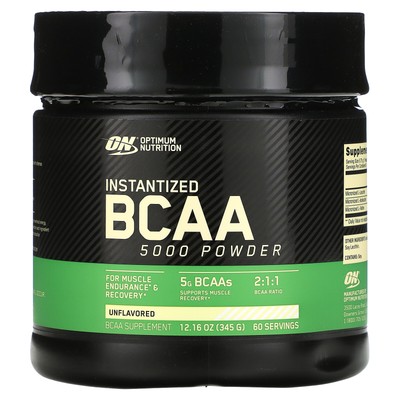 Быстрорастворимый порошок BCAA 5000, без вкуса, 12,16 унций (345 г)