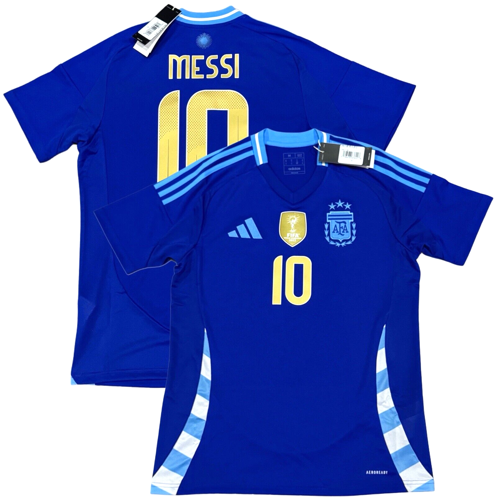 2024/25 Argentina Away Jersey #10 Messi Medium Adidas Copa