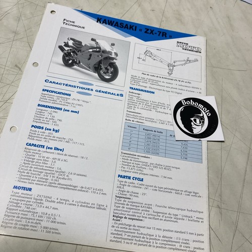 ペルフェクト Kawasaki ZX-7R 750 P1 P2 1996 1997 ZX750P Ninja Motorcycle