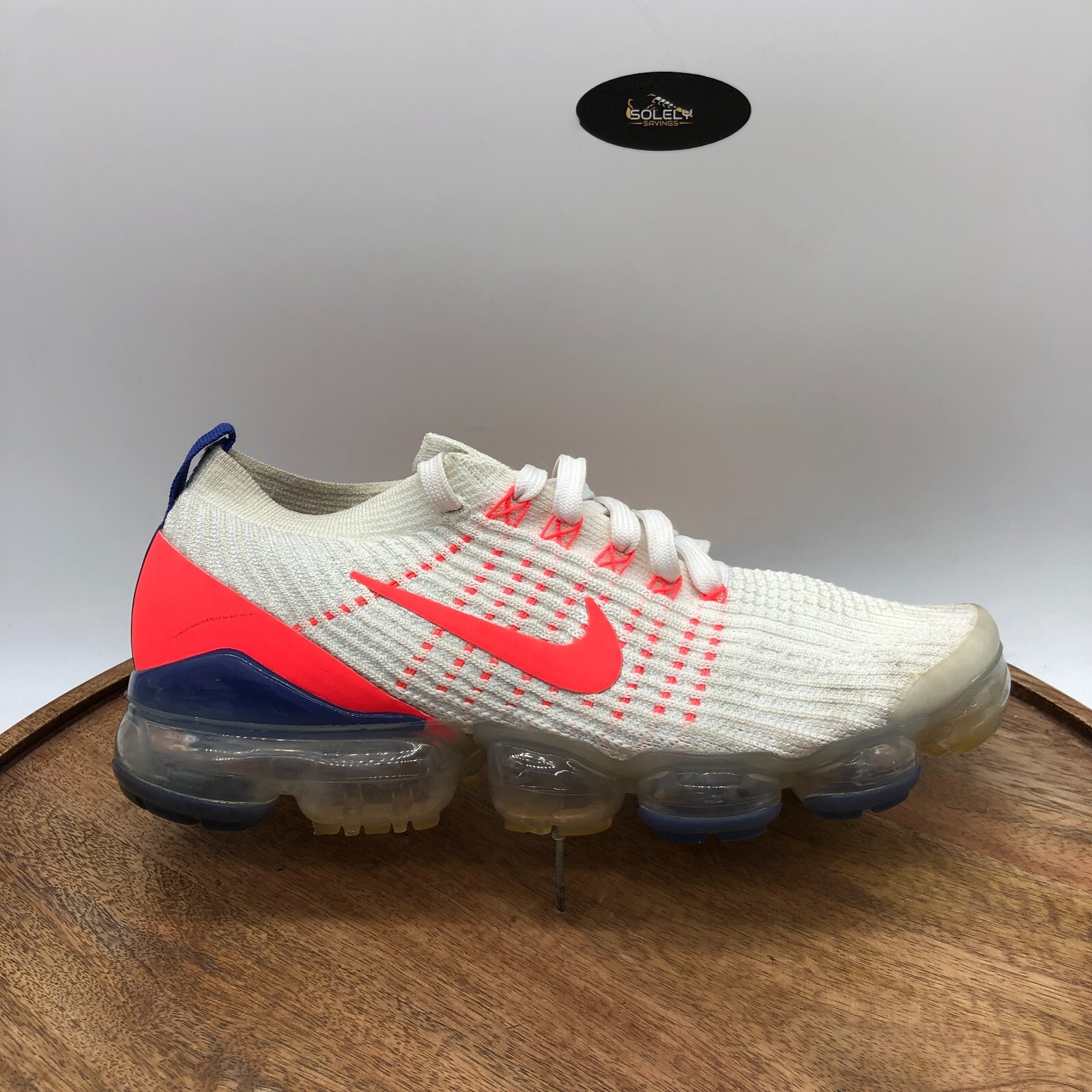nike air vapormax flyknit 3 white habanero red