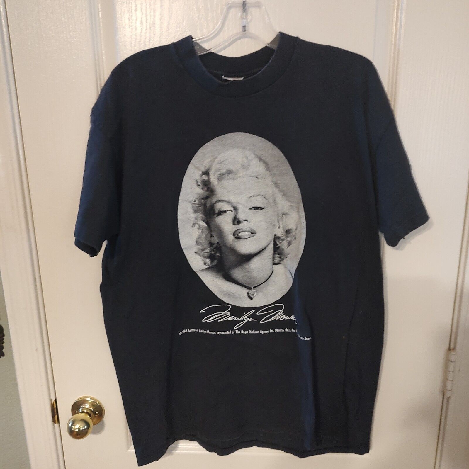 Rare Vintage Stedman Estate Of Marilyn Monroe 1995 Black T Shirt Men's Size XL