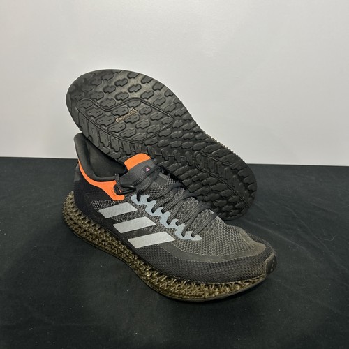 ADIDAS 4DFWD 2 CARBON BLACK ORANGE MENS RUNNING SHOES RARE
