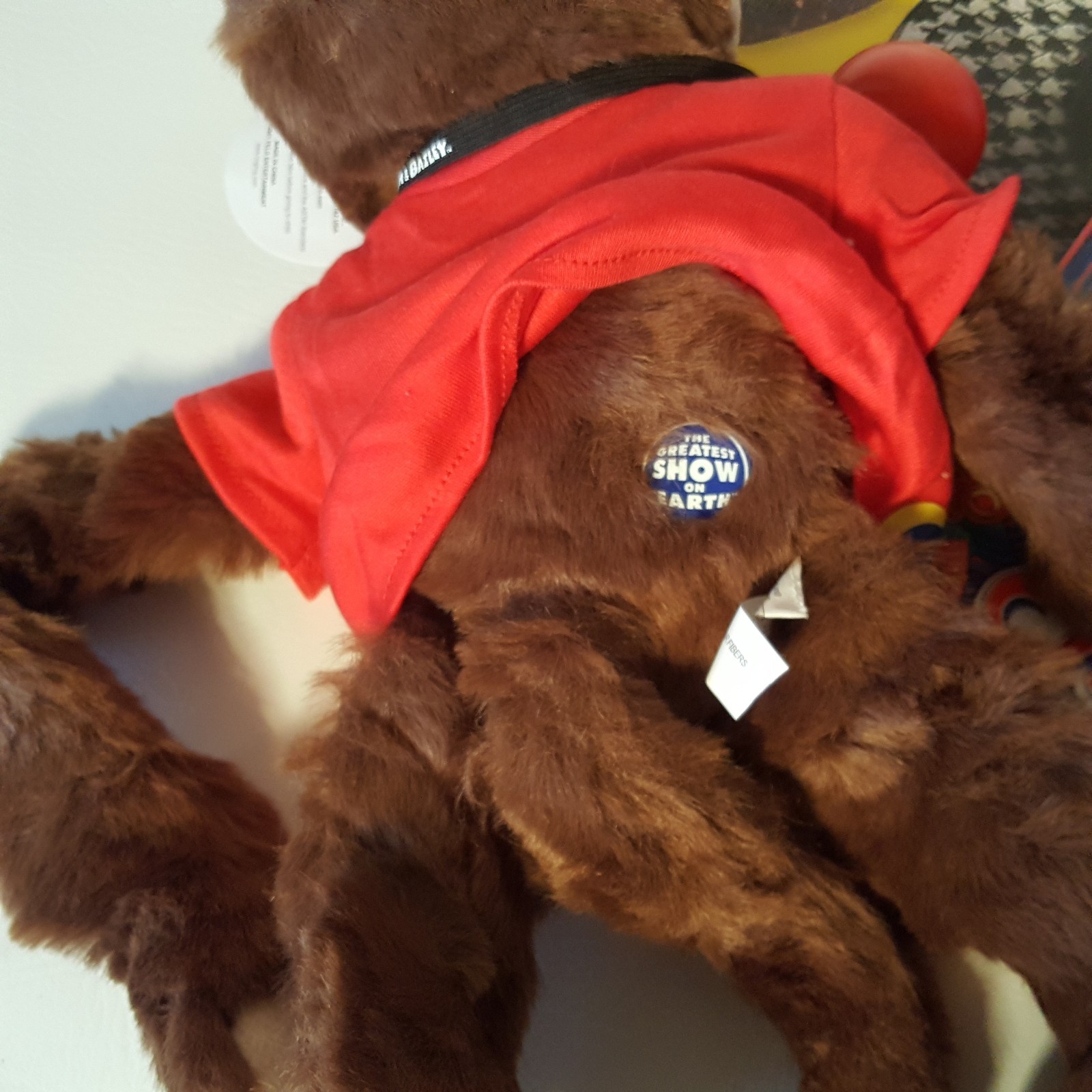 Vintage Ringling Bros Circus 2 Programs & Monkey w/ Nose + Autographs + Bag!