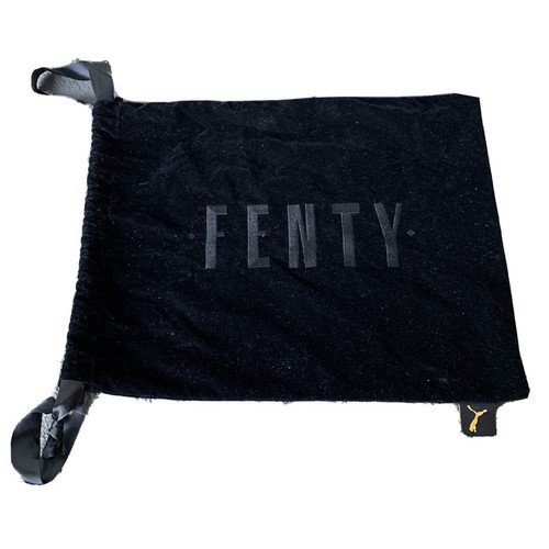 Fenty Puma Rhianna Black Velvet Ribbon Drawstring Logo Dust Fenty Puma Rhianna Black Velvet Ribbon Drawstring Logo Dust