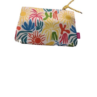 IPSY Glam Bag Makeup Cosmetic Bag Yellow June 2024 New 7 X5 