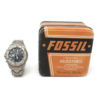 Fossil blue hotsell titanium