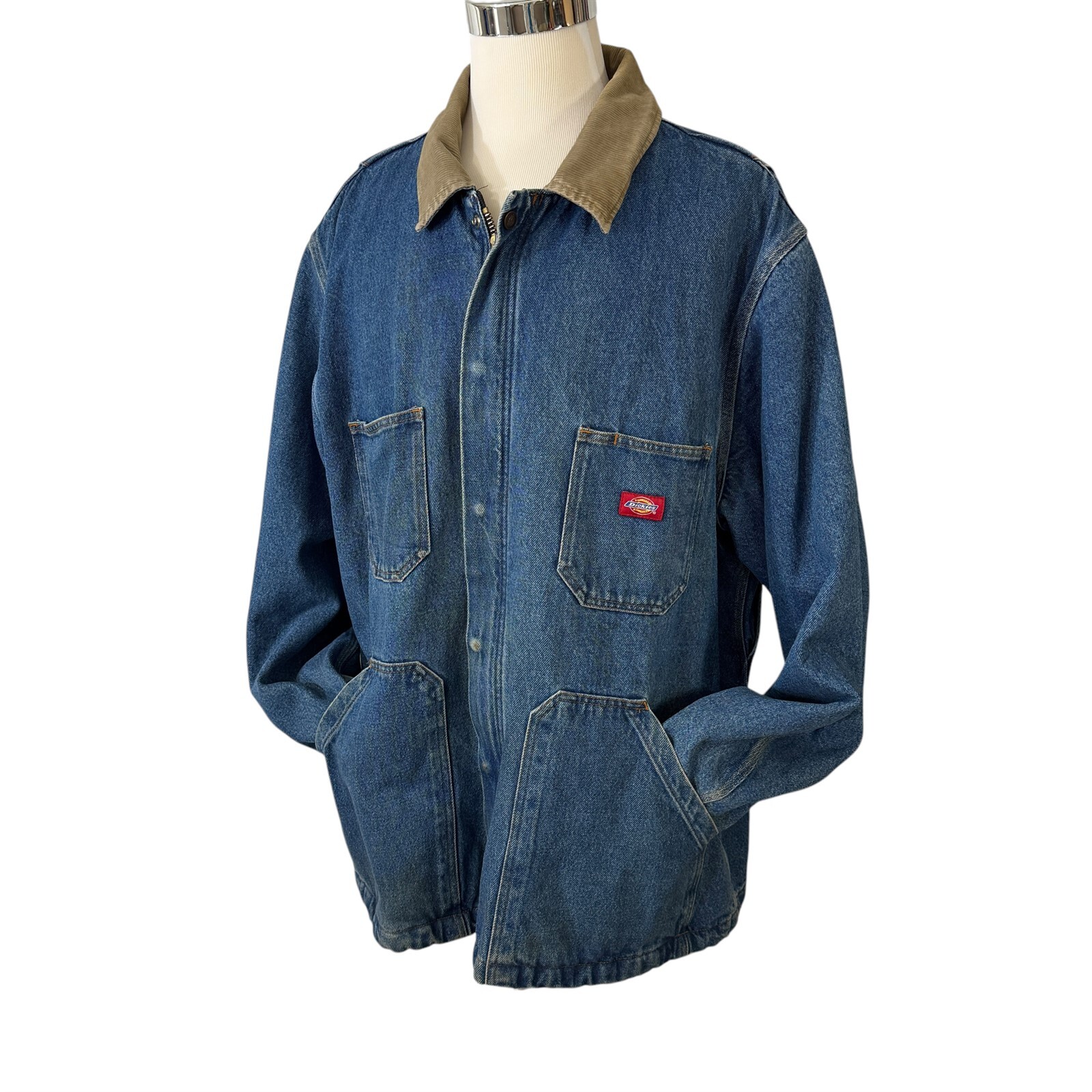 雰囲気抜群 ビッグサイズXXL Dickies ビンテージ デニムチョアコート 雰囲気抜群 ビッグサイズXXL Dickies ビンテージ デニムチョア