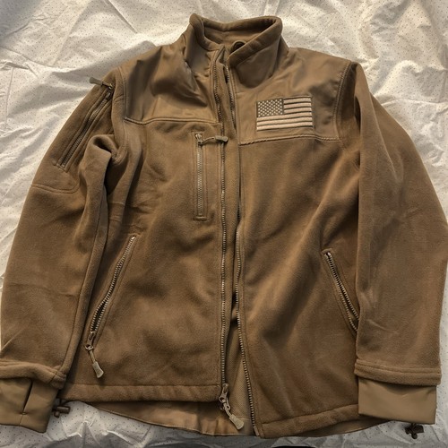 Nine Line Apparel Fleece Full Zip Coyote Alpha FDE Medium