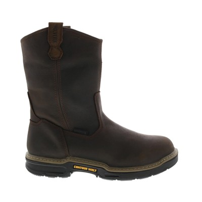 

Мужские коричневые широкие рабочие ботинки Wolverine Bandit 10 Wellington W10861, Коричневый, Wolverine Bandit Waterproof 10"
