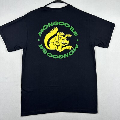 Mongoose Expert T-Shirt Mens Medium Black SOLD OUT Our Legends BMX Vintage Logo 