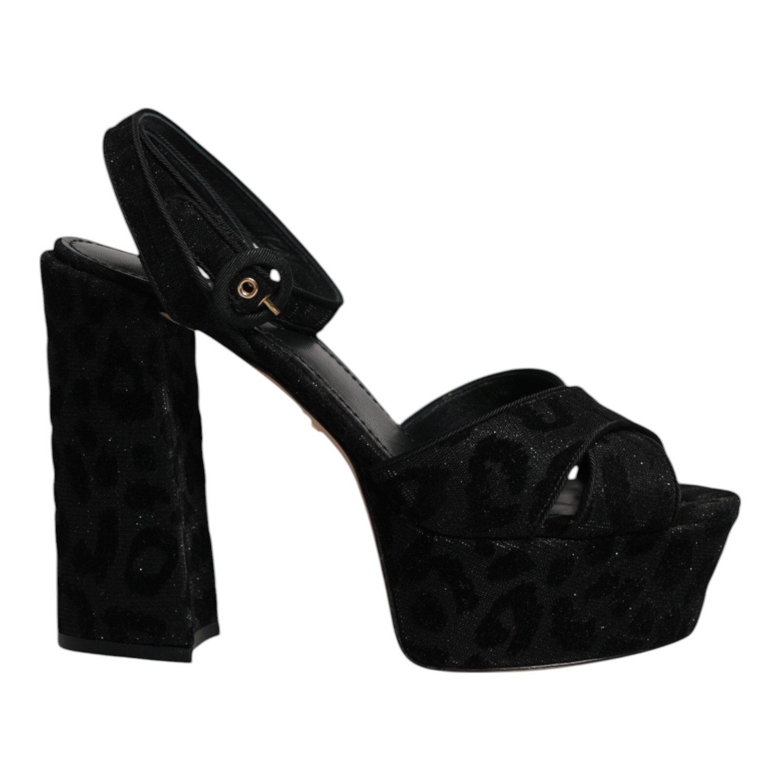 Dolce & Gabbana メッシュヒール 37.5 ブラック Dolce & Gabbana