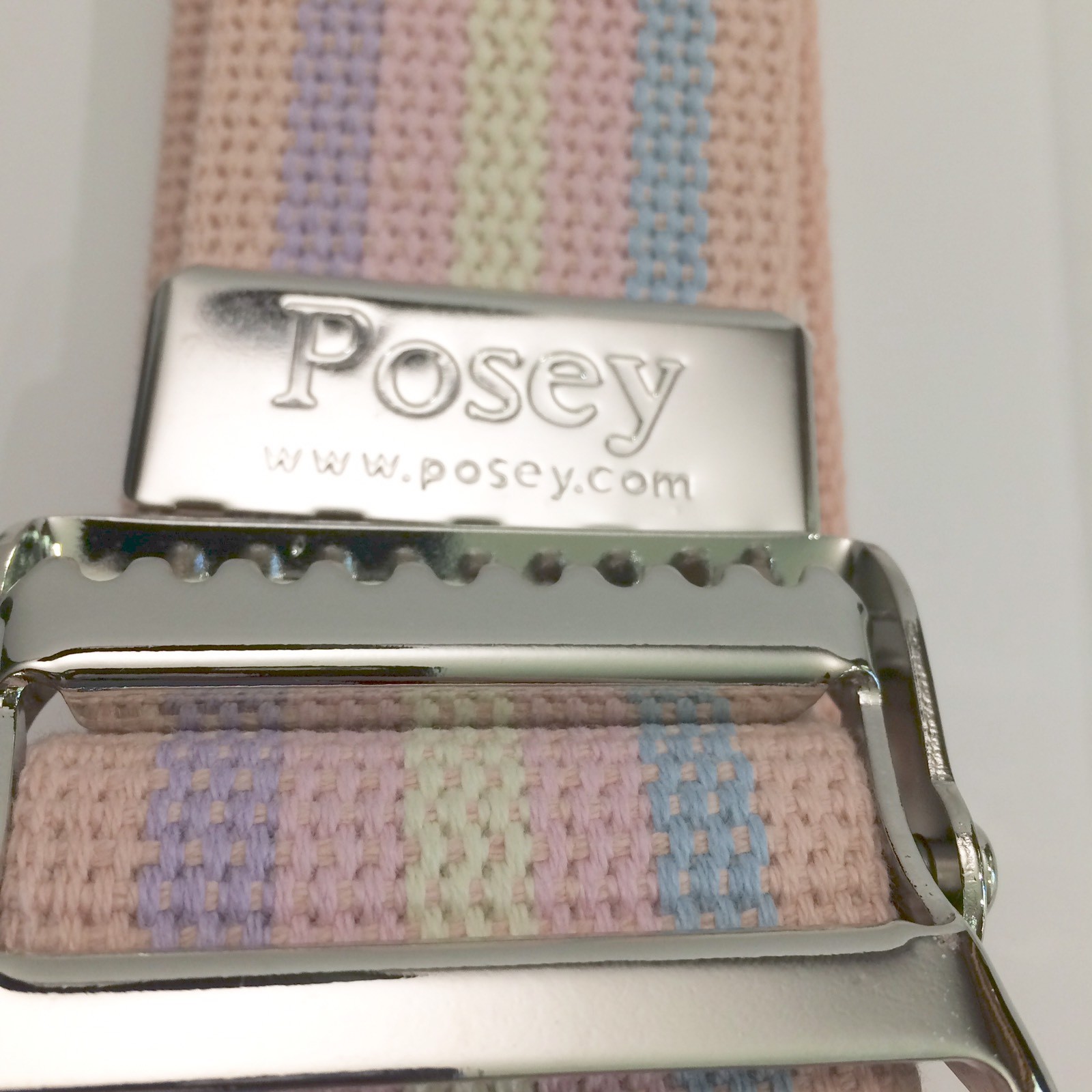 Posey Gait Belt Mobility Transfer Caregiver Aid Woven Pastel Pink Purple Blue 72
