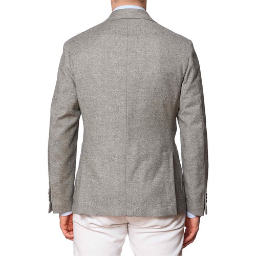 Pre-owned Sartoria Partenopea Gray Wool-cashmere Unlined Jacket Current Model