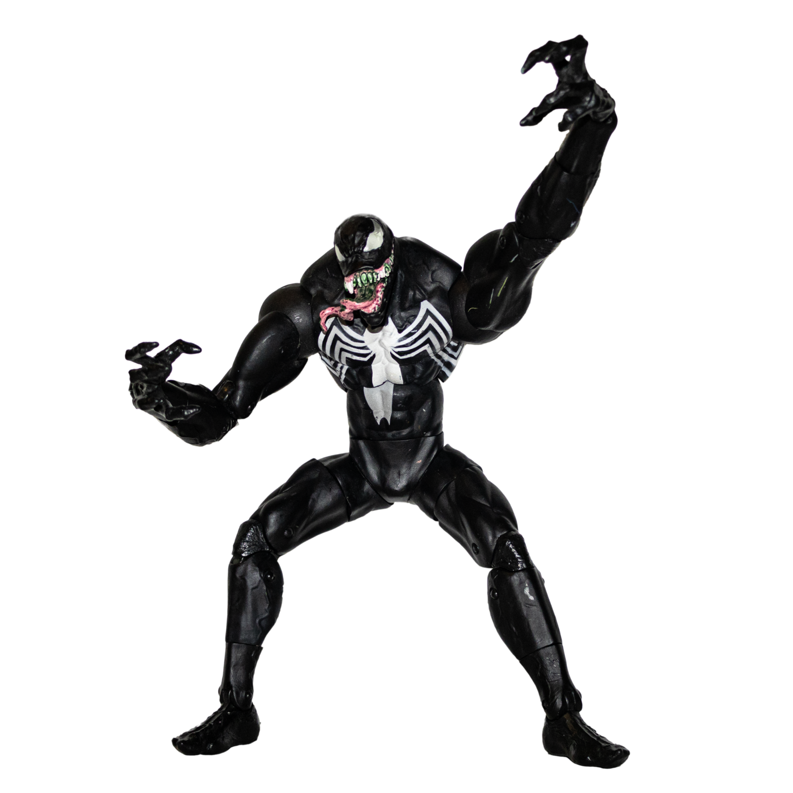 ToyBiz/VENOM·12inch DELUXE ACTION FIGURE Toy Biz Marvel 12” Venom Deluxe Action Figure (2005) loose
