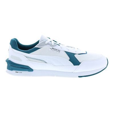 

Puma MAPF1 Mercedes Low Racer 30684303 Мужские белые кроссовки для автоспорта, Белый, Puma MAPF1 Mercedes Low Racer