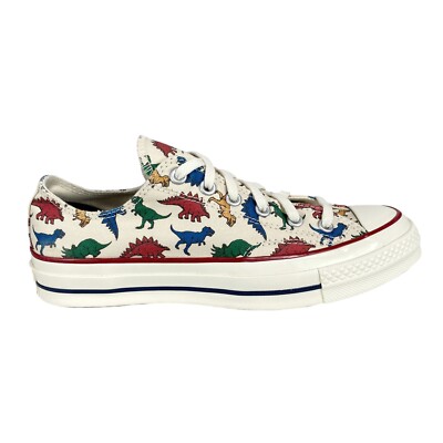 Converse by You Custom Chuck 70 Ox Sneakers (Men's 7 / Women's 9) Dinosaur Print