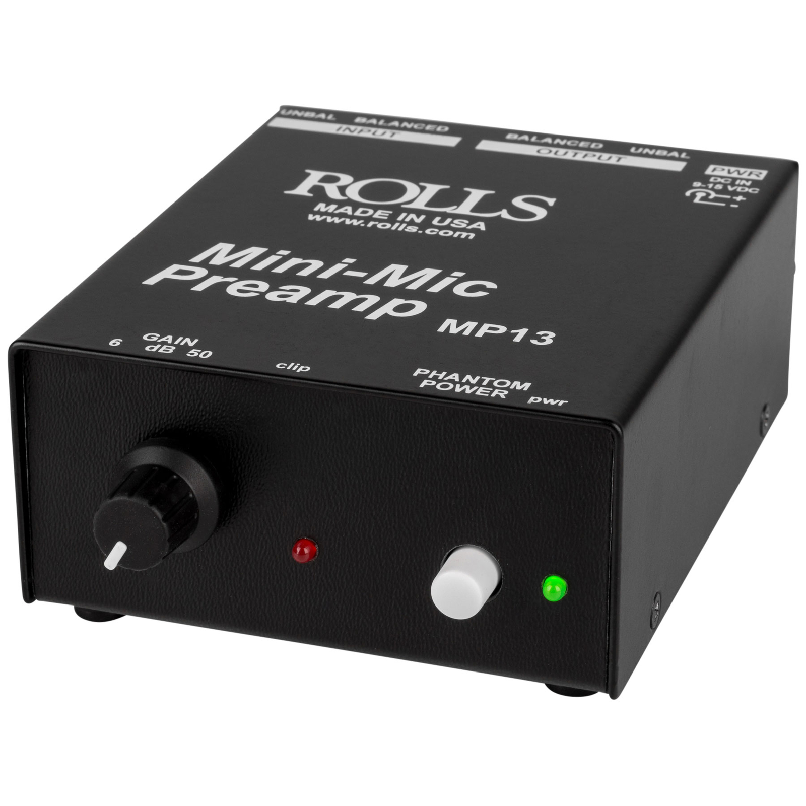 Rolls MP13 MiniMic Preamp with Phantom Power 675889000139 eBay