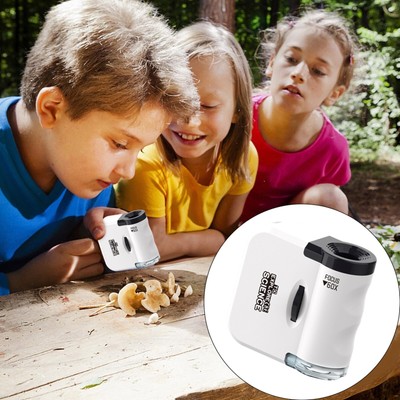 Upgrade Mini Microscope Handheld Mini Scope Portable Microscope for Kids