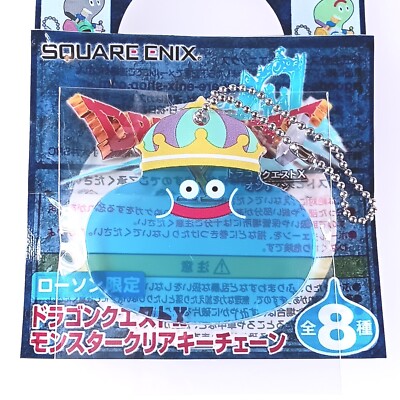 King slime Dragon Quest X Monster Clear Acrylic Keychain From Japan F/S