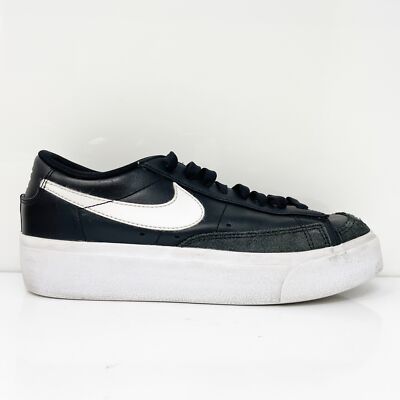 Nike Womens Blazer Low Platform DJ0292-001 Black Casual Shoes Sneakers Размер 7,5