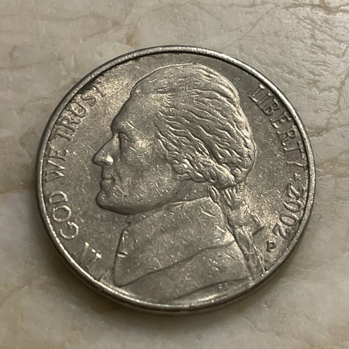 2002 P Jefferson Nickel Five (5) Cent Actual Coin TK2062* | eBay