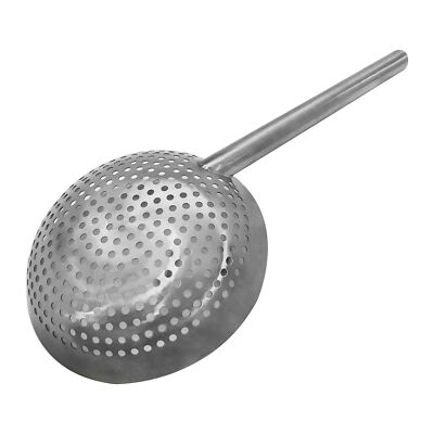 10" Diameter Stainless Steel Skimmer Basket With 14" Handle