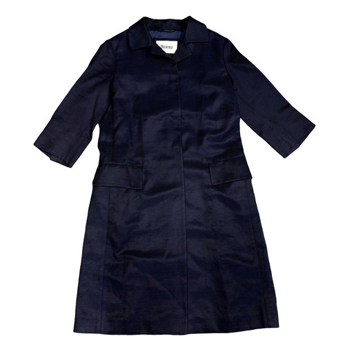 HERUNO 紺色　40 Authentic HERNO Size:40 Coat Navy Cotton #36635777 | eBay