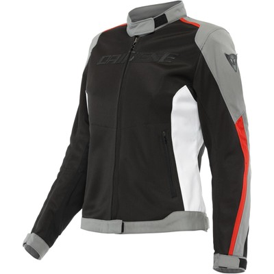 Dainese Damen Jacke Gr 40=34D Hydra Flux 2 D-Dry Motorrad Jacke schwarz-grau-rot