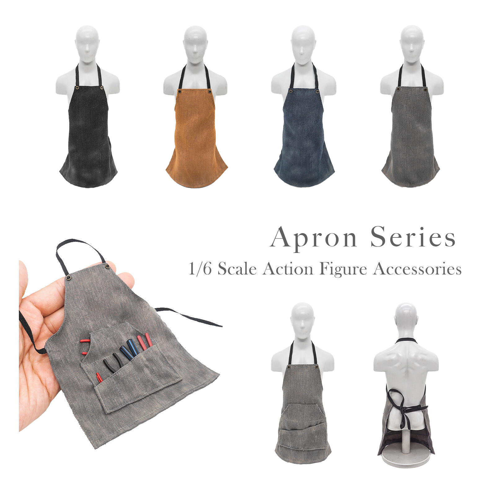 1/6 Scale HOT Micro Apron for PHICEN 12