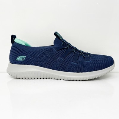 

Skechers Womens Ultra Flex Full Embrace 149903 Синяя повседневная обувь Кроссовки Размер 8, Синий, Ultra Flex Full Embrace