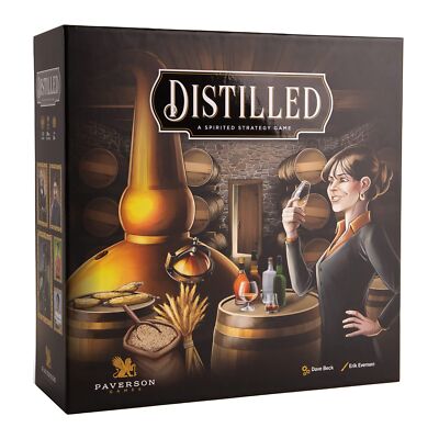 Distilled:A Spirited Strategy Game,Highly-Thematic Euro Game,Strie For The Title