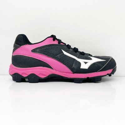 Mizuno Girls 9 Spike Advanced FF 6 320514 9013 Черные бейсбольные бутсы, размер 1