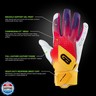 Grip Boost Loaded Baseball Batting Gloves with Boost Plus Leather - Adult and Youth Sizes (Sunset, Medium)