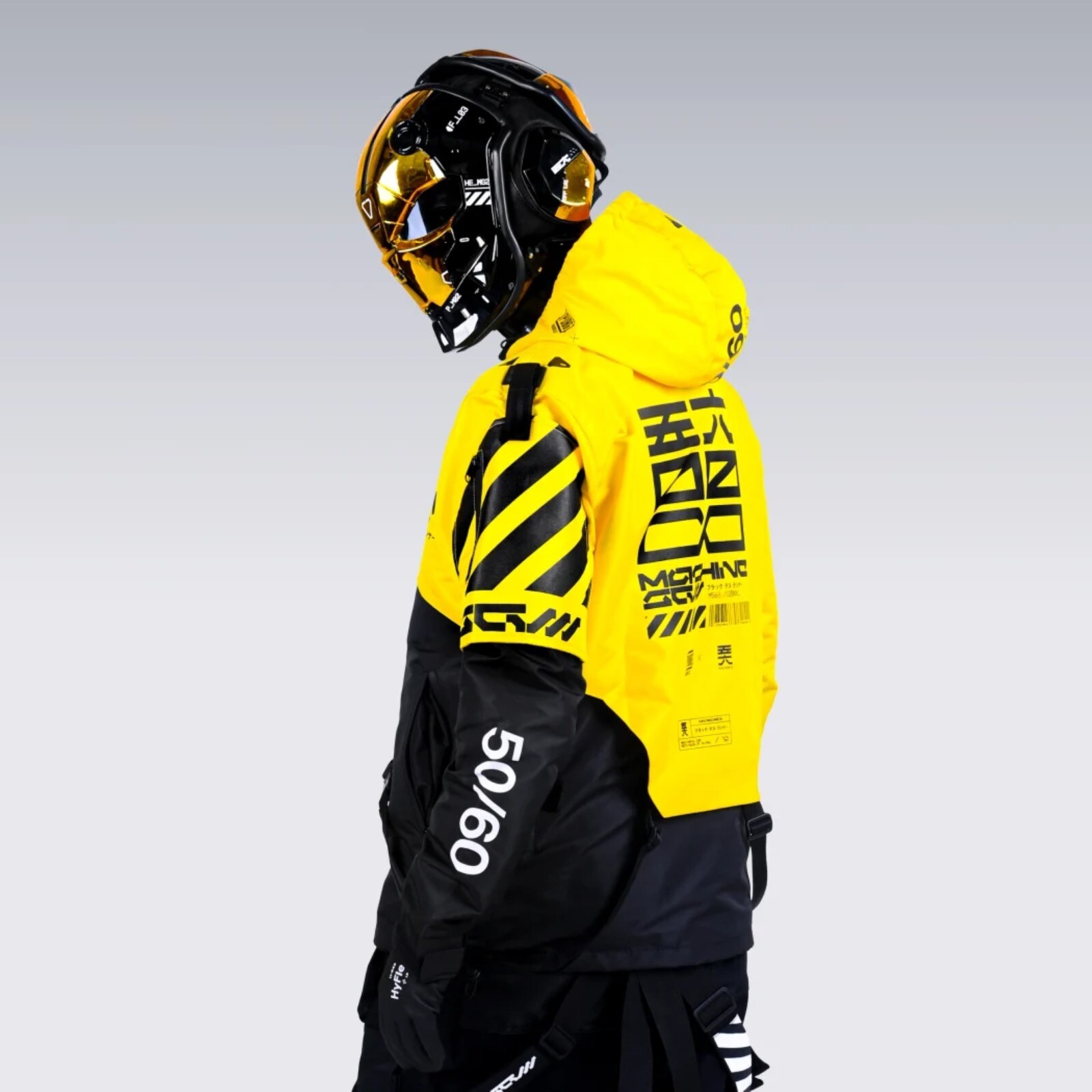 Men's Yellow Light Weight Jacket Hoodie Full Zip PUBGM® X Machine56 V1A/PUBGM56 Men's Yellow Light Weight Jacket Hoodie Full Zip PUBGM® X Machine56 V1A/PUBGM56