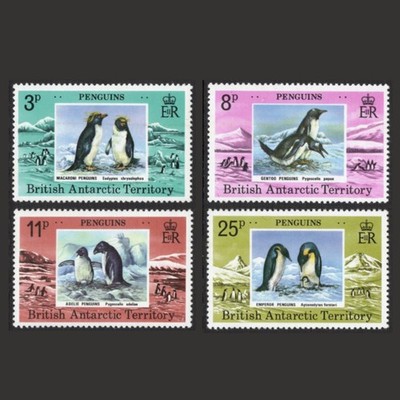 1979 British Antarctic Territory Penguins Complete Set MUH