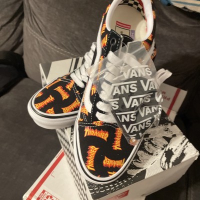 VANS - 当時物VANS Thrasher Powell zorlac BUTTSTAIN Vans Thrasher x Skate Old Skool 'Allover Thrasher Flame Logo