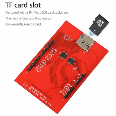 1PC 3.5'' TFT LCD Touch Screen Display Module for Arduino Mega 2560 Board US