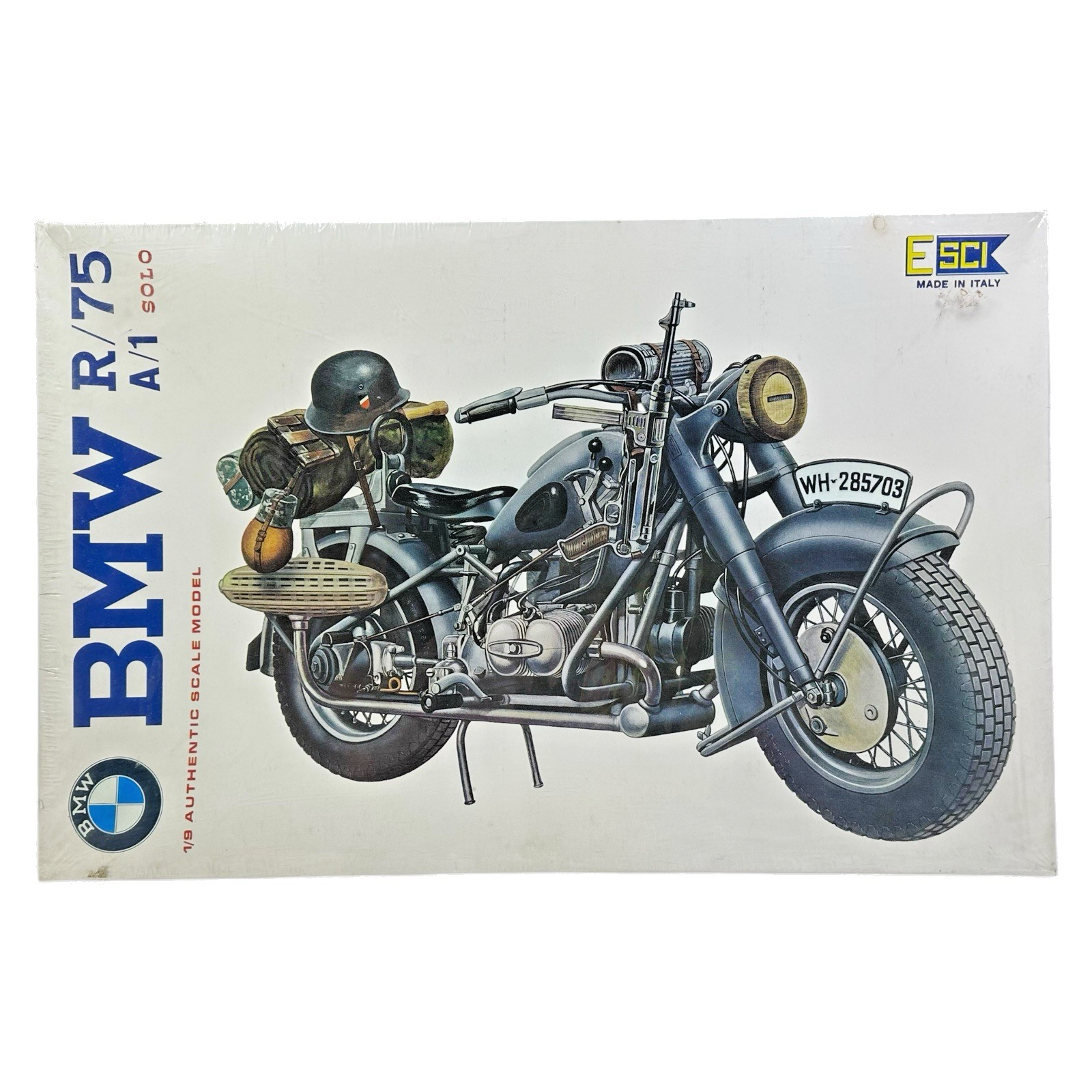 ESCI 1/9  R/75 SOLO プラモデル Vintage ESCI #7008 BMW R/75 A/1 Solo 1/9 Scale WWII German