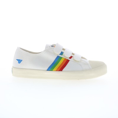 Кроссовки Gola Coaster Rainbow Strap CLA976 Женские белые кроссовки для стиля жизни