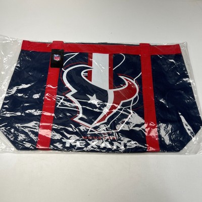 NFL Houston Texans Football Official Oversize Corroded Zipper Tote Tailgate Bag