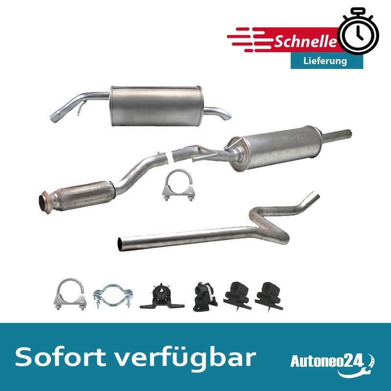 Auspuffanlage FÃ¼R Peugeot 207/207 Cc Ab. 2008, Auspuff