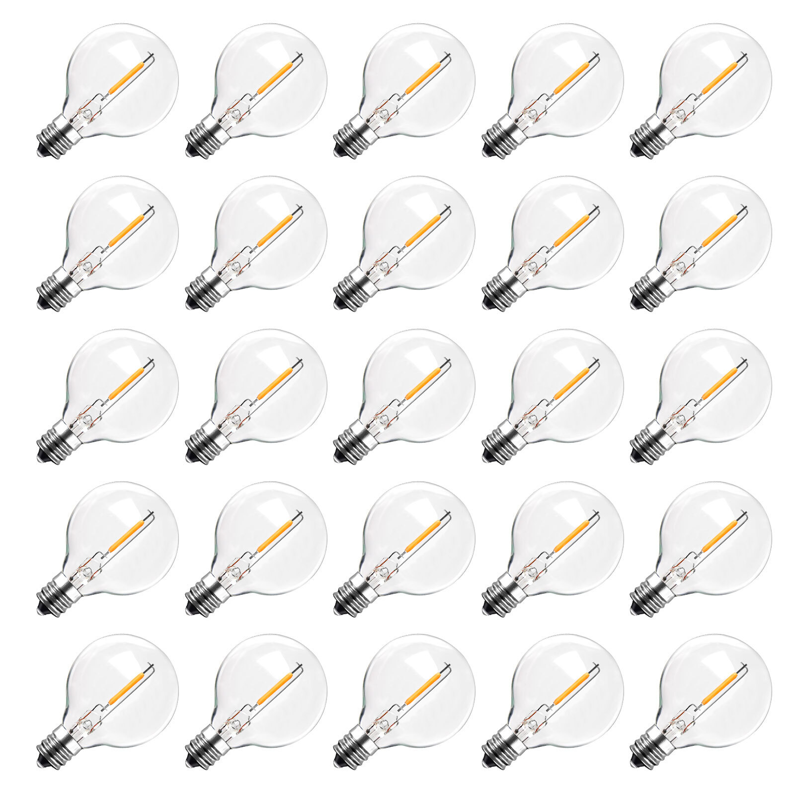 Replacement 1w 10w Plastic Clear Bulb