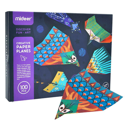 Creative Paper Plane 100 pcs! Crafts DYI Arts Kids Activities