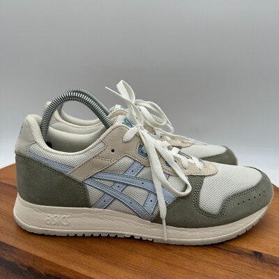 Asics Lyte Classic Shoes Womens 10 Green Tan Running Athletic Walking Sneakers