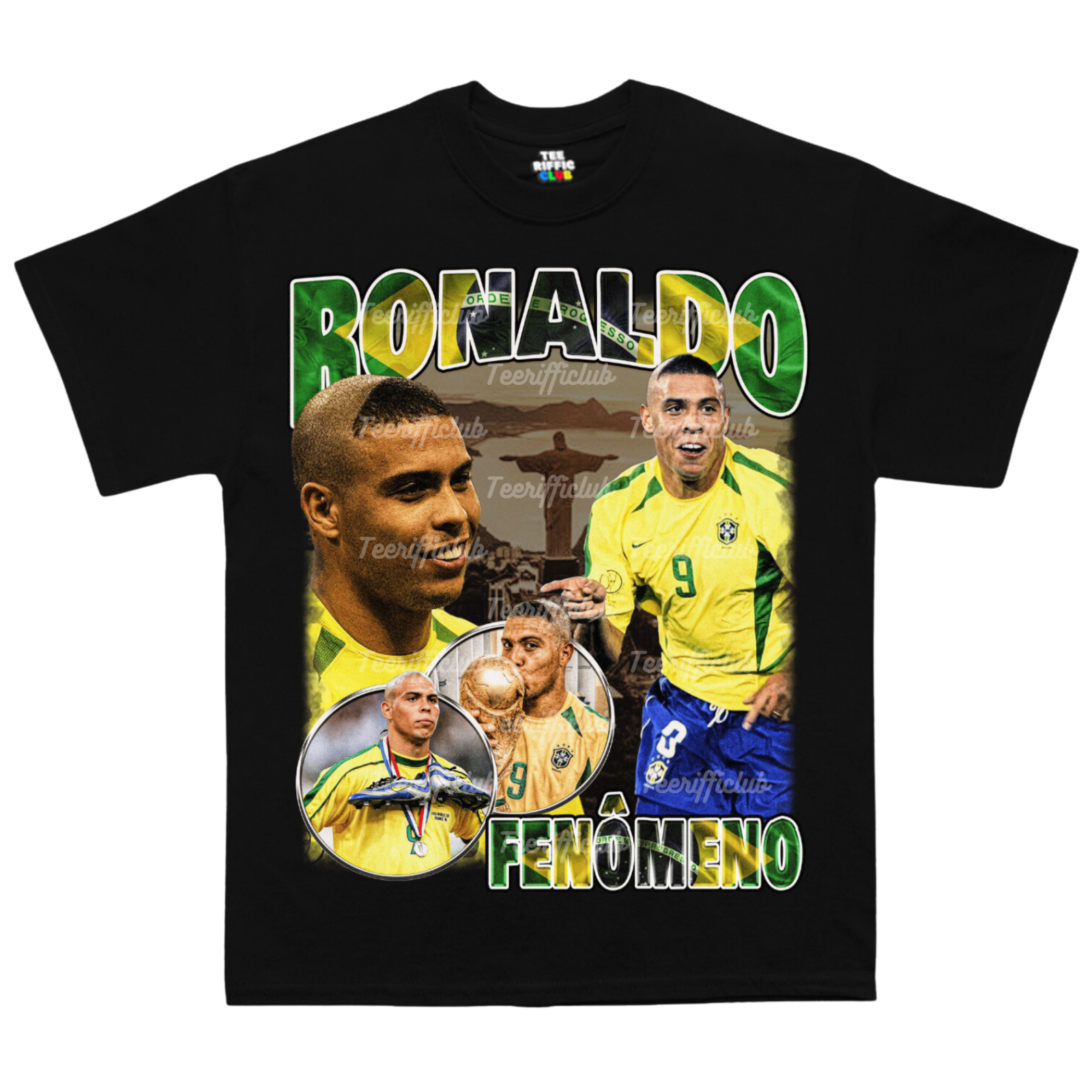 ブラジルTシャツ ロナウド Ronaldo Fenômeno T-Shirt, Soccer Brasil, Rio de Janeiro