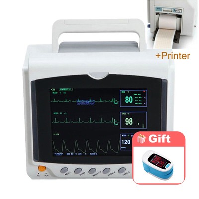 CONTEC CMS6000C Vital Signs Patient Monitor 6 Parameters ICU Monitor+Printer