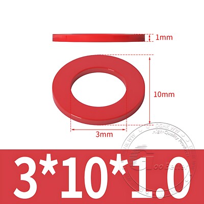 Colorful Nylon Flat Plain Washers Plastic Penny Washers Form A Repair Gasket