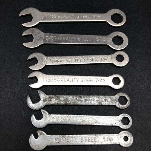 Quality Steel Japan Small Wrench Set 7 Pieces Standard Combina...
